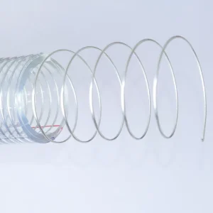 PVC Steel Wire Hose 3 Inch (75mm) High Pressure Irrigation Duct Flexible Transparent Spiral Design Custom Length