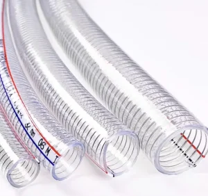 PVC Steel Wire Hose Pumping Pipe Agricultural Irrigation Pipe Steel Wire Thickened Transparent Hose