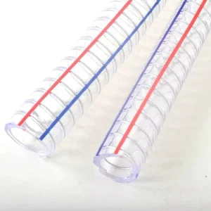 PVC Steel Wire Reinforced Flexible Transparent High Temperature Resistant Thickened Spiral Garden Use Water Hose Customizable
