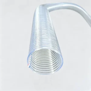 PVC Steel Wire Reinforced High Pressure Hose Anti UV 3/4-12in Diameter for Industrial Water Oil Suction/Discharge