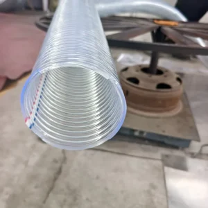 PVC Steel Wire Reinforced High Pressure Hose Flexible Anti UV 3/4-12in Diameter Industrial Water Oil