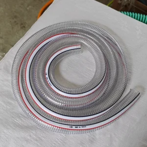 PVC Steel Wire Reinforced Hose 2inch Certified Heat Resistant for Oil Water Air Transfer in Desert Environment