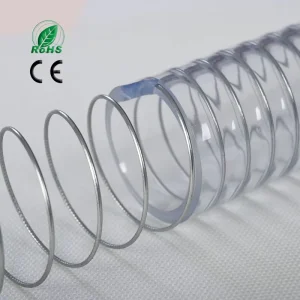 PVC Steel Wire Reinforced Hose DN25 DN50 Food Grade Non Toxic Liquid Conveying Beverage Delivery Anti Compression