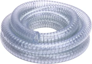 PVC Steel Wire Reinforced Hose Heat Cold Resistant High Pressure Water Pipe Anti Kink Transparent Suction Hose