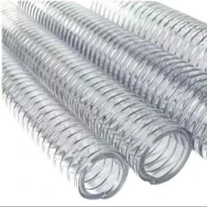 PVC Steel Wire Reinforced Hose High Pressure Flexible Heavy Load Industrial Machinery Fluid Supply Hose