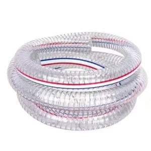 PVC Steel Wire Reinforced Suction Hose Useful Pvc Flexible Suction Hose for Water Slurry Gravel Oil Air Duct