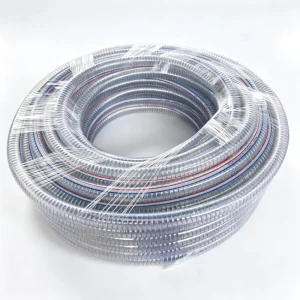 PVC Steel Wire Reinforced Transparent Non Toxic High Pressure Hose Flexible Anti UV Durable 3/4-12in Diameter Industrial