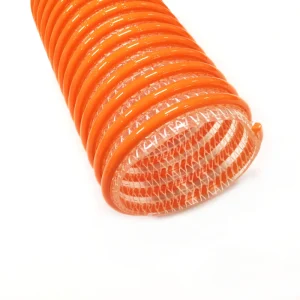 PVC Suction Hose Flexible PVC Spring Suction Hose Pipe High Pressure Water Mining Vacuum Tube
