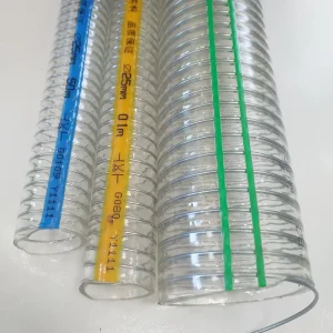 PVC Transparent Steel Wire Hose Oil Delivery Anti-Freezing Thickened Vacuum Negative Pressure Pipe Cutting Customized Size