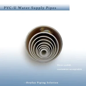 PVC-U Lead Free Water Supply Pipe Dn20-Dn110mm Custom Size Plastic Water Tube for Building Drinking Water Supply Project