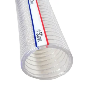 China Manufacturer PVC Plastic Flexible Steel Wire Reinforced Hose Pipe Tube Tubing