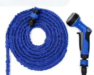 Patent Protected 50ft Garden Hose 3X Retractable Flexible Durable Multi Function Polyester Latex Expandable Anti UV to Car Wash
