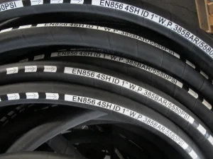 Petroleum based Hydraulic Oil 4SH High Pressure Hydraulic Rubber Hose Transporting Petroleum and Fuel Oil Tube Hose