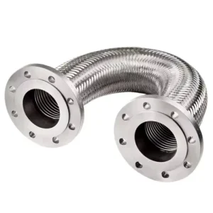 Pipeline Connection Stainless Steel Flexible Corrugated Pipe Metal Flange Braided Hose
