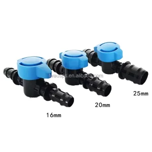 Plastic 16MM Drip Tape and Pipe Fittings Barbed Coupling Quick Connectors for Agriculture Garden Irrigation