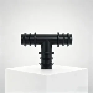 Plastic 20mm Tee Garden Drip Irrigation Pipe Fitting Watering Hose Adapter Three Direct Links Quick Connector for Agricultural