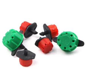 Plastic 8 hole Drip Irrigation System Garden Watering Adjustable Dripper