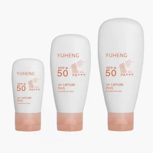Plastic Bottle PE Flip Top Cap Cosmetic Squeeze Tube Packaging 100ml Sunscreen Cream Lotion Bottle
