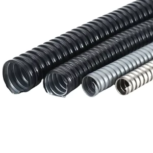Plastic Coated Metal Hose WiringTube Snake Skin Tube Plastic Corrugated Tube National Standard Flat Package