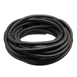 Plastic Corrugated Hose Pipe Black Nylon Electrical Corrugated Hose