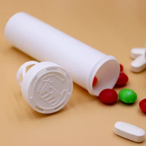 Plastic Effervescent Tablet Tube Desiccant Available Size for 10pcs 15pcs