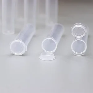 Plastic Empty Pop up Tube Pill Bottles with Pop Caps 98mm