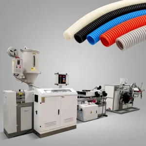 Plastic Extrusion Production Line for PVC PP PE Single Wall Corrugated Pipe Hose Making Machine