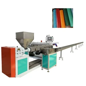 Plastic High Pressure Flexible Suction Hose Extrusion Line PVC Helix Suction Water Hose Pipe Making Machine
