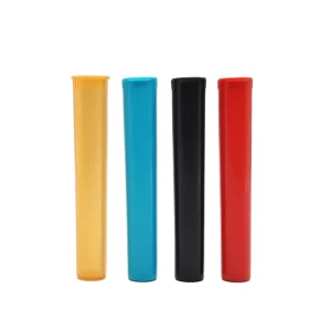 Plastic Pop Top Tube Cart Tube Packaging Pre Smoke Rolls Container