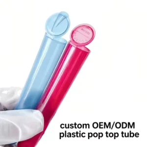 Plastic Pop Top Tube Plastic Tubes