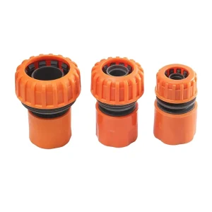 Plastic Quick Connector Water Pipe Hose 1/2 Inch 3/4 Inch 1 Inch Orange Home Gardening Agricultural Irrigation 150 bar CNS