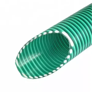 Plastic Reinforced PVC Suction Hose UV Abrasion Resistant High Flexibility Customizable Length Industrial Use Cutting Available