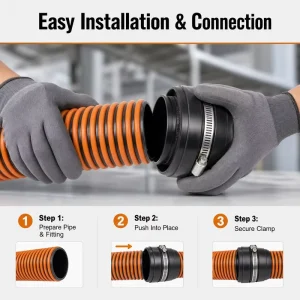 Plastic Ribbed Conduit PVC Plastic Reinforced Hose PVC Spiral Plastic Reinforced Tube