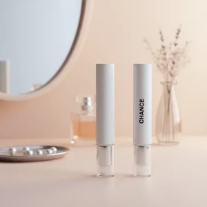 Plastic Skincare Packaging 30ml Foundation Makeup White Squeeze Tube Airless Pump PE Plastic Hand Cream Tube Screw Cap
