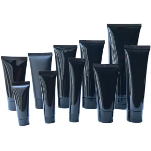 Plastic Squeeze Tube Lotion Tube PE Cosmetic Packaging Screen Printing 30g 50g 60g 100g 150g 200g Empty Glossy Matte White Black