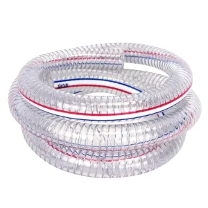 Plastic Steel Wire Spiral Clear PVC Duct Hose Flexible PVC Ventilation Hose Industrial PVC Duct Hose
