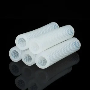 Platinum Cured Flexible Transparent Tasteless Non toxic Braid Vacuum Water Pipe Silicone Hose