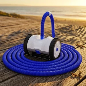 Plug Powered Automatic Pool Cleaner Inground Pools Suction Side Vacuum Powerful Wall Climbing 40FT Tangle Free Hose
