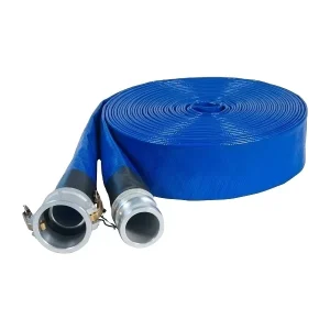 Polyester Jacket with Flexible PVC Lay Flat Water Hose for Irrigation and Water Discharge