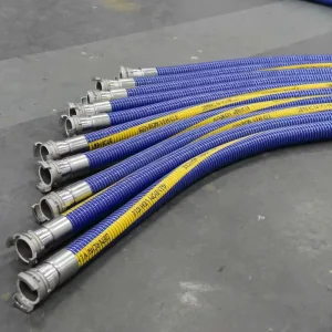 Polypropylene Chemical Composite Hose for Industrial Chemical Tank Truck with Quick Coupling