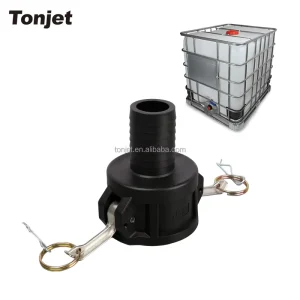Polypropylene IBC Camlock Hose Adapter Type C Barb Connector Industrial Fluid Pipe Quick Coupler Unit