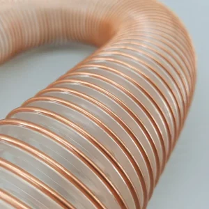 Polyurethane Hose Flexible Spiral PU Wire Reinforced Air Duct Hose Manufacture