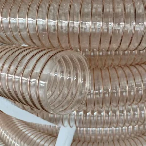 Polyurethane Pneumatic Hose Steel Wire Duct Tubes Large Diameter Tpu Flexible Pipe