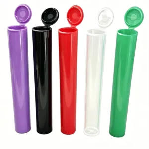 Pop Top J Tube Plastic Pre Packaging Rolls 98mm 116mm Used for 1g Food