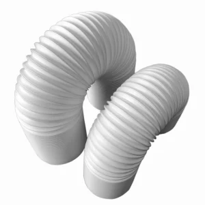 Portable 2 m Flexible AC Exhaust Duct Hose 5.9 Inch Diameter PVC Steel PP for Home Air Conditioner Parts
