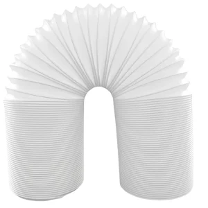Portable 5 Inch Plastic Polypropylene Retractable Exhaust Hose 78.7 Inch Universal Manual Eco Friendly Durable Air Home