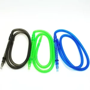 Portable Frosted Modern Arab Shisha Manual Silicone Plastic PVC Acrylic Durable Eco-Friendly Hookah Hose 1.5m 1.8m Disposable