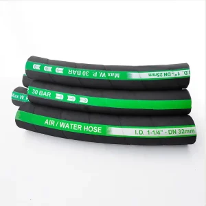 Portable Industrial Flexible Water Air Rubber Hose for Use in Construction Agriculture Water Supply for Farms and Gardens