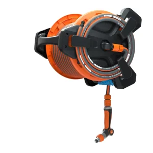 Portable Large Capacity PVC Garden Reel Cart Full Set Car Wash Irrigation Accessories High Pressure Wall Mountable
