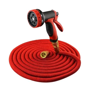 Portable Lightweight 50FT 75FT 100FT Expandable Garden Hose Durable 10 Function Spray Gun Magic Water Expanding Hose
